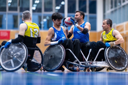 Rollstuhl-Rugby-Turnier 2025 

(Blue-White-Eagles   61:43   Flying-Rhinos)